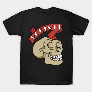 Archeology Skull - Derived - Paleontology and Anthropology T-Shirt